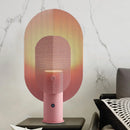 Ljojo Minimalist Grid Table Lamp - Iron Mesh Studio Desk LED Lighting