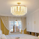 Ljojo Luxury Crystal Chandelier: Elegant LED Dining Room Bedroom Lamp