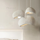 Ljojo Japanese Resin Pendant Light: Wabi-Sabi Bread Hanging Lamp for Dining Room Home Decor