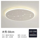 Ljojo Big Dipper Seven Star Light Circular LED Ceiling Light Warm and Romantic Bedroom Fixture