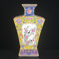 Ljojo™ Ancient Enamel Flower Bird Vase Collection - Home Desk Decor
