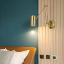 LED Wall Lamp Adjustable Foldable Telescopic Swing Arm Sconce by Ljojo - Modern Bedside Lighting Decor