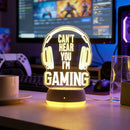 3D Gaming Enthusiast USB Night Light by Ljojo - Glow-in-the-Dark Creative Desktop Decor