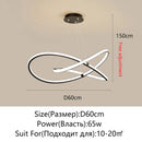 Ljojo LED Chandelier: Modern Ceiling Lights Fixture for Home Lighting, Living Room, Dining Room, Bedroom