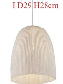 Ljojo Stainless Steel Nordic Chandeliers Living Room Pendant Lights Bedroom Home Decor
