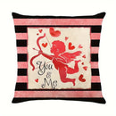 Ljojo Little Angel Love Arrow Pillowcase: Home Room Sofa Cushion Cover Gift