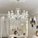 French Crystal Chandelier Light Luxury Dining Room Bedroom Decoration Ljojo Retro American Glamorous