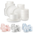Ljojo 18/36-Piece Ceramic Dinnerware Set for 6/12, Plates, Bowls, Tableware