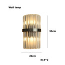 LED American Spiral Crystal Pendant Light Modern Black Hanging Lamp—Ljojo