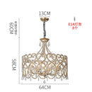 French Crystal Ceiling Light Princess Chandelier for Bedroom Dining Room by Ljojo