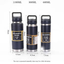 Ljojo 304 Stainless Steel Thermos Bottle, Portable Hot Cold Drinking Water Bottle for Outdoor Activities