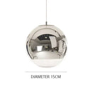 Nordic Glass Ball Pendant Light for Dining Room - Modern Hanging Lamp by Ljojo