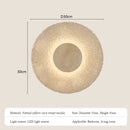 LED Nordic Luxury Circular Marble Brass Wall Light for Living Room Ljojo
