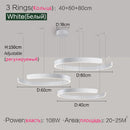 Ljojo LED Round Ring Chandelier for Dining and Living Room