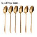Ljojo 21 Piece Gold Cutlery Set - Stainless Steel 304 Elegant Tableware