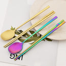Ljojo Matte Stainless Steel Western Tableware Set - 8pcs