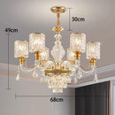 Ljojo Luxury Crystal Chandelier Pendant Light for Living & Dining Room