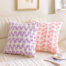 Embroidered Rabbit Plush Pillowcase by Ljojo: French Sweet Sofa Decor & Headboard Accent