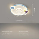 Astronaut Cartoon Fan Light for Children's Room | Adjustable Brightness for Boys and Girls | Ljojo