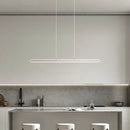 LED Dining Room Chandelier White Minimalist Lamps Nordic Island - Ljojo