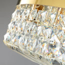 Ljojo Luxury Crystal Ceiling Lights Chrome/Gold LED Lamps for Home & Hotel Decor