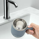 Ljojo 500ml Insulated Stainless Steel Coffee Mug with Lid, for Hot and Cold Drinks