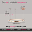 Ljojo LED Chandelier: Modern Dining Room Lighting for Bedroom, Living Room, and Study