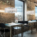 Ljojo High-end Accordion LED Pendant Lights for Living Room Chandelier - Italy Restaurant Design