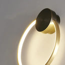 Nordic Brass Ring LED Wall Lights | Art Deco Sconce for Home & Dining Room By Ljojo