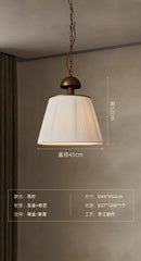 French Medieval Pendant Lights LED E27 Fabric Art Decorative Hanging Lamp for Kitchen Bedroom Study by Ljojo.