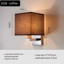 Ljojo Minimalist Fabric LED Wall Lamp for Bedroom and Living Room