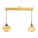Nordic Glass LED Pendant Lights Modern Chandelier by Ljojo for Home Restaurant Bar Decor