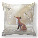 Ljojo Merry Christmas Pillowcase Cushion Cover for Festive Home Decor