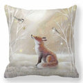 Ljojo Merry Christmas Cotton Linen Pillowcase Home Decor Happy New Year
