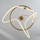 Nordic Led Long Hose Chandelier Table Dining Kitchen Lighting Ljojo