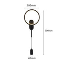 LED Nordic Indoor Bedside Wall Light for Modern Bedroom by Ljojo - Luxury Iron Wall Lamp