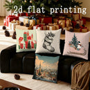 Christmas Pillow Covers by Ljojo: Festive Pattern Cushion Cover for Sofa, Bedroom, Car