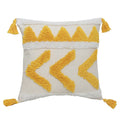 Chenille Tufted Boho Pillow Case with Tassels - Ljojo Brand