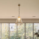 LED Glass Pendant Light Chandelier Modern Minimalist Home Decor Ljojo