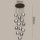 Ljojo LED Pendant Light for Modern Home Decor and Staircase Chandeliers