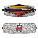 Ljojo Mickey Minnie Pencil Case Pouch for Students - Large Storage Zipper Stationery