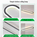 Ljojo Long Strip LED Ceiling Light for Bedroom Living Rooms Study Lighting