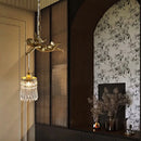 French Vintage Palace Copper Angel Chandelier Lamp for Living Room Bedroom by Ljojo