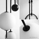 Nordic Minimalist LED Ceiling Chandelier Magic Bean Pendant Light for Home Decoration Ljojo