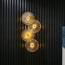 LED Wall Lamp Combination for Living Room TV Background | Modern Glass Light by Ljojo