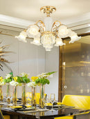 Ljojo Light Luxury Chandelier: Modern European Atmosphere for Living, Bedroom, Dining Room