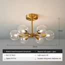 LED Hanging Lamp Modern Round Glass Grand Stylish Home Decoration Pendant Light by Ljojo