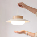 Ljojo LED Pendant Light White Acrylic Modern Chandelier for Home Restaurant Bar Shop