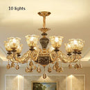 Ljojo Luxury Crystals Chandelier for Dining Living Room Bedroom Atmosphere