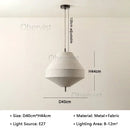 Wabi Sabi Fabric Pendant Light Chandelier Home Decor Indoor Lighting Fixtures by Ljojo